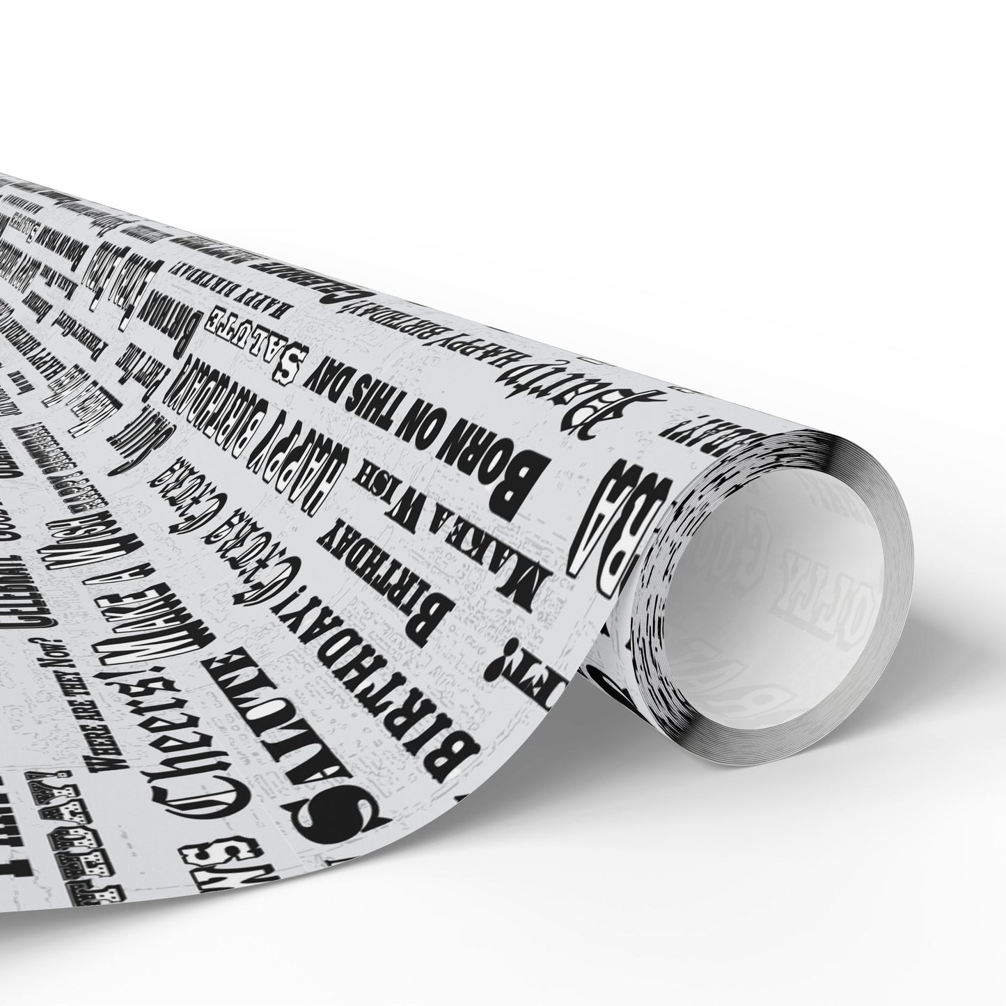 Birthday Headlines Wrapping Paper