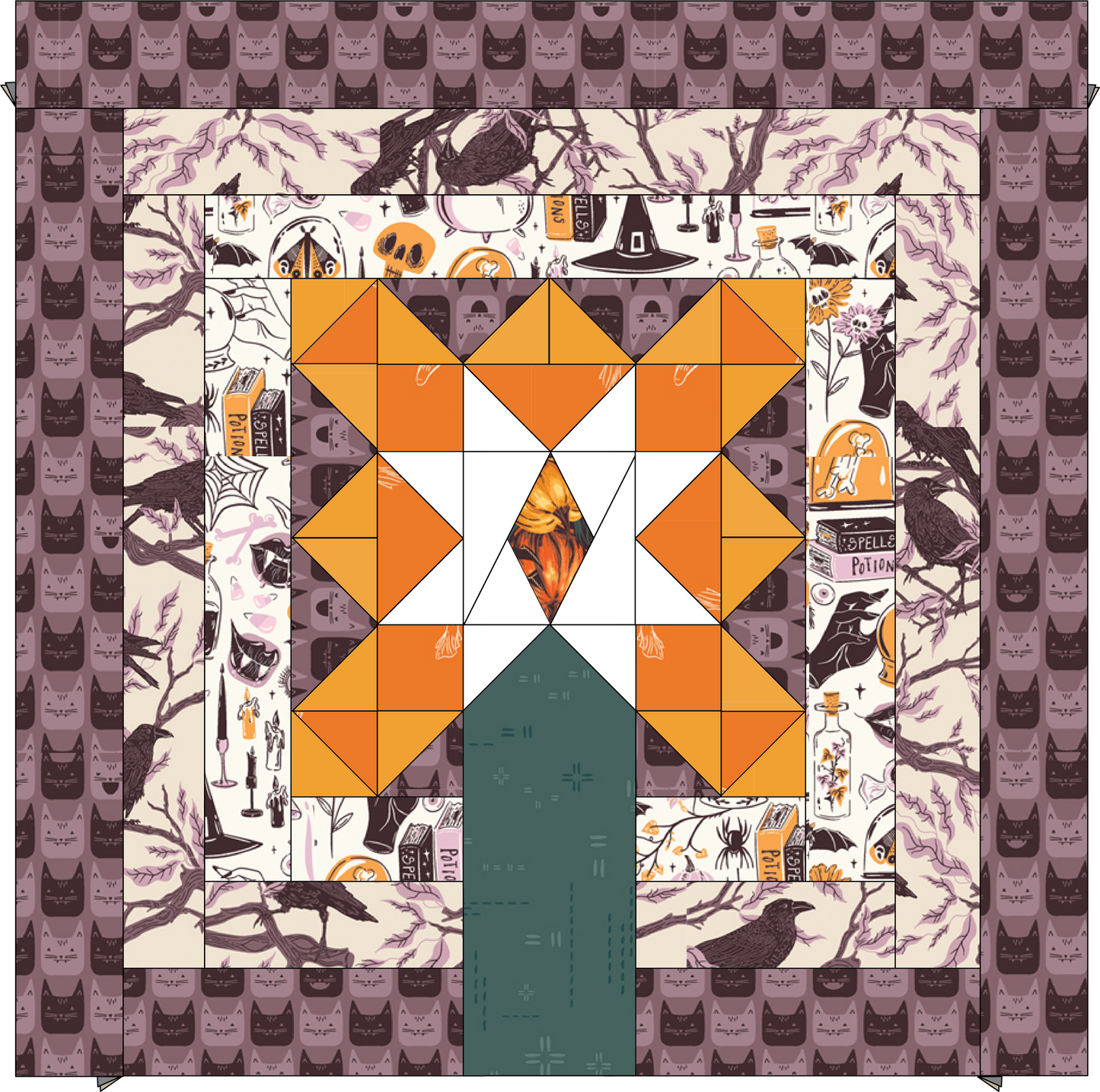 Guiding Light Quilt Block