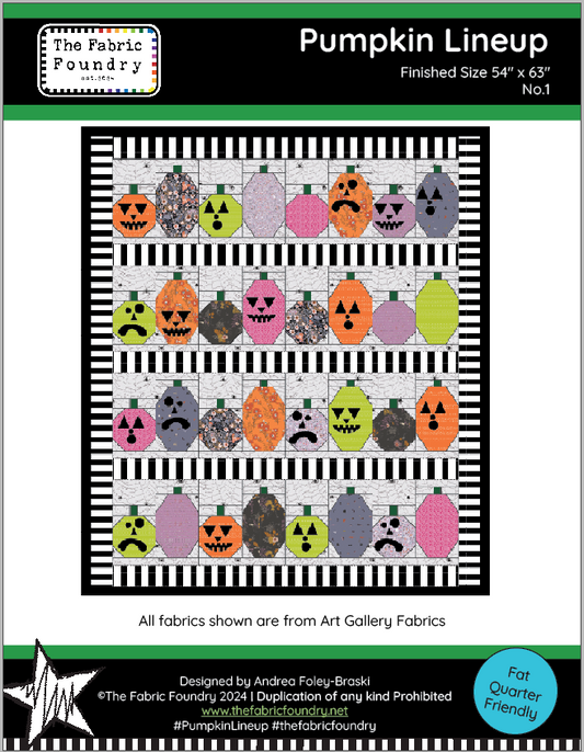 Pumpkin Lineup Quilt Pattern